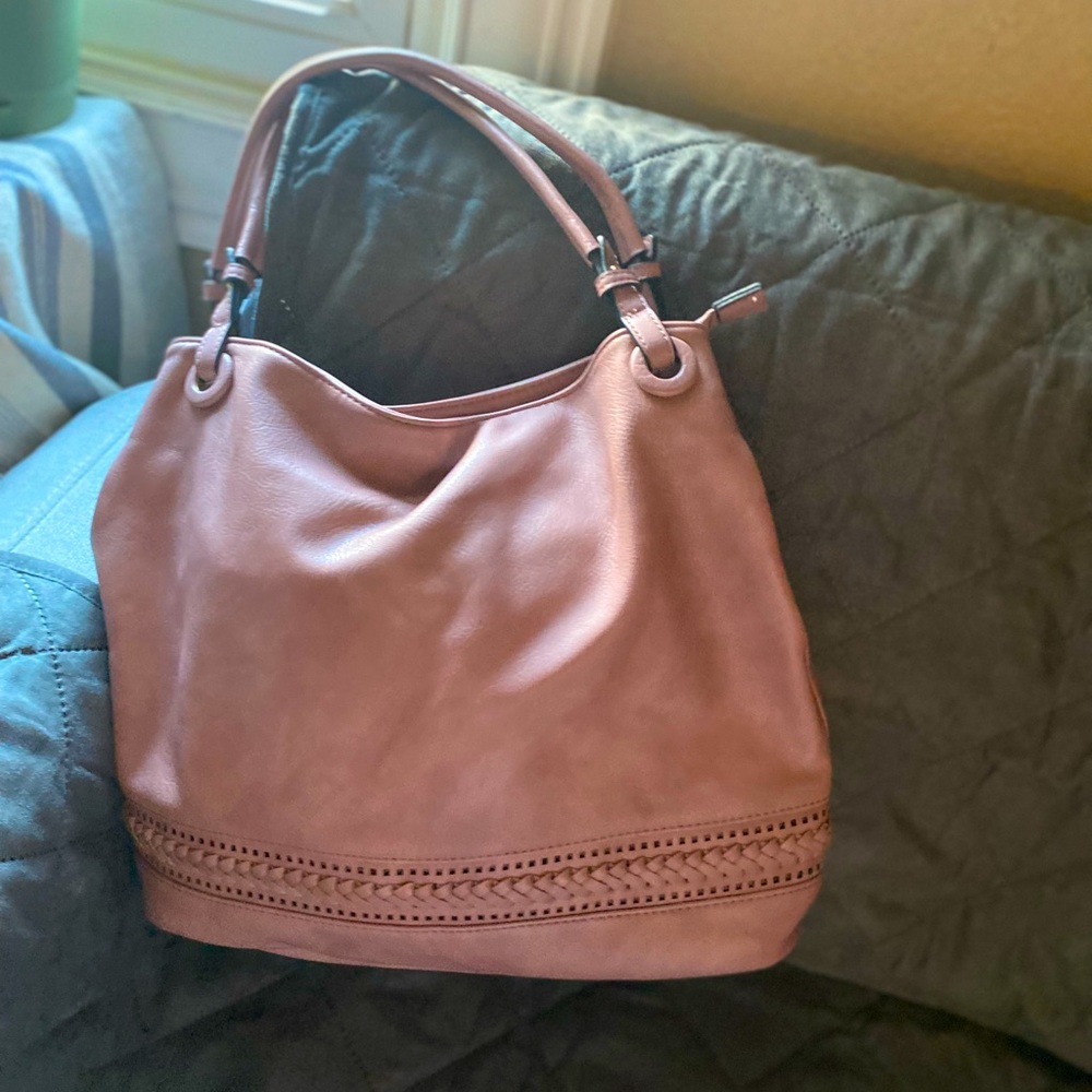 Like New blush boho bag